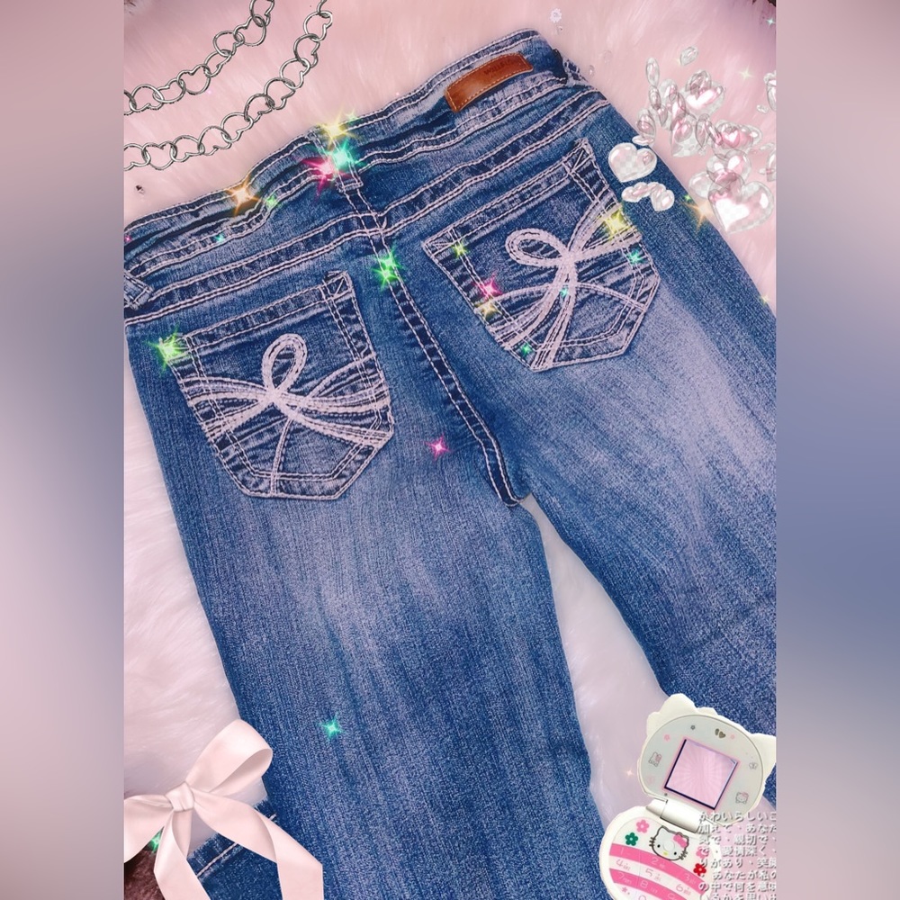 Y2K vintage low-rise Jeans 💖🍒✨